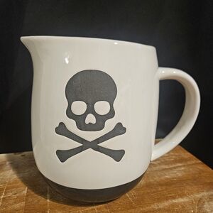 Skull And Bones Drinking Pitcher NWT